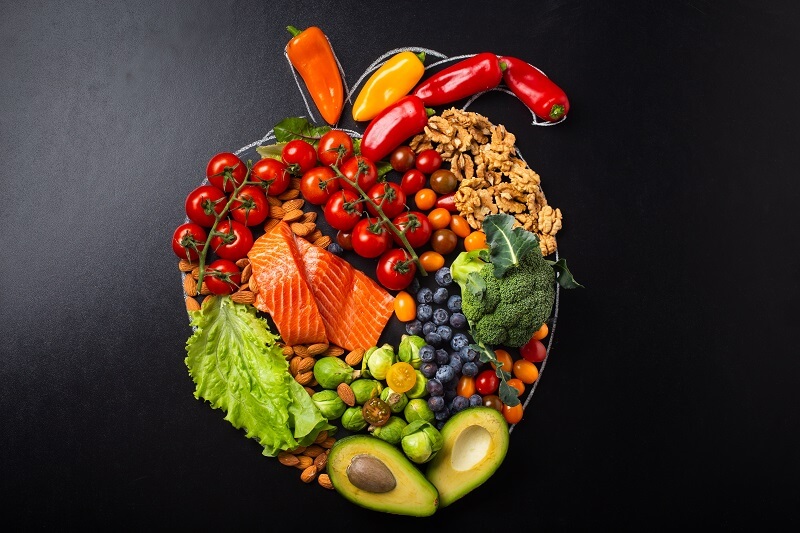 Uma alimentação saudável é composta por uma variedade de alimentos que fornecem os nutrientes essenciais